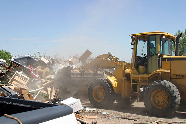 City Trash Dump stock photo