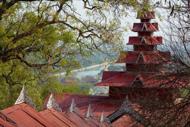 City view of Mandalay, Myanmar stock photo