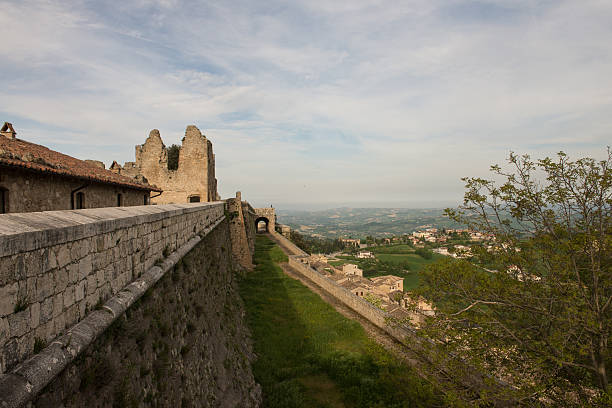 Civitella del Tronto Fortress stock photo