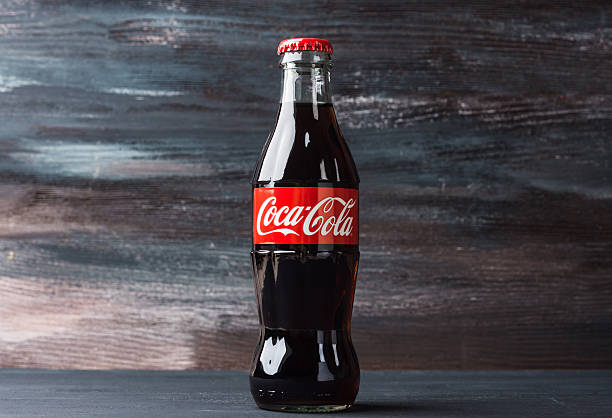 Classic Coca-Cola bottle stock photo