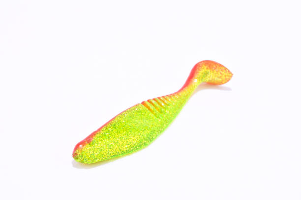 Classic Colored Fishing Lure stock photo