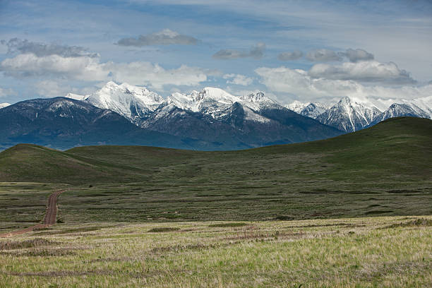 Classic Montana landscape. stock photo