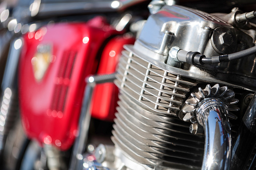 Classic motobike engine