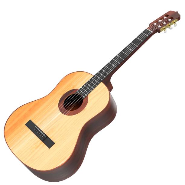 Classical guitar stock photo