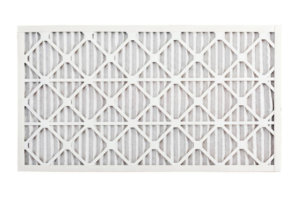 Clean Air Conditioner Filter stock photo