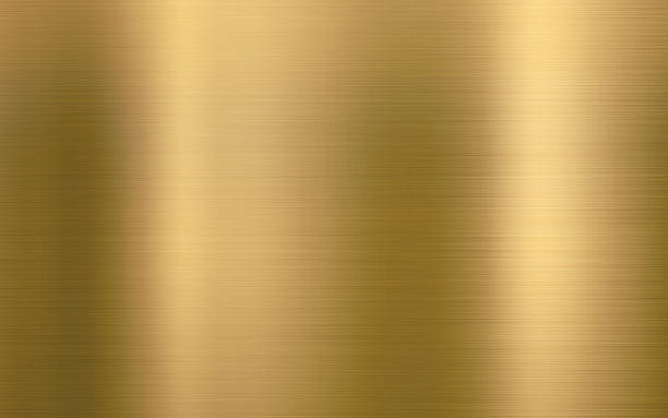 clean gold texture background illustration - ouro metal imagens e fotografias de stock