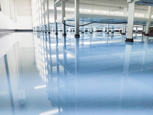 Clean room, epoxy floor in laboratory. Clean room, epoxy floor in laboratory. epoxy companies stock pictures, royalty-free photos & images