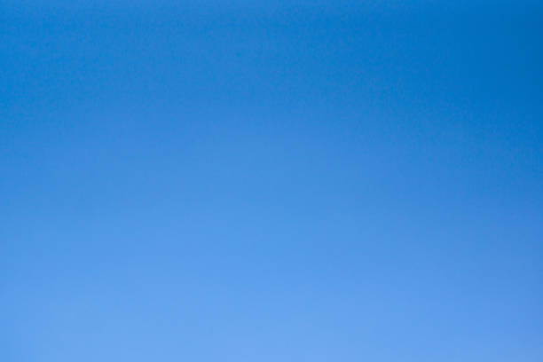 Clear blue sky stock photo