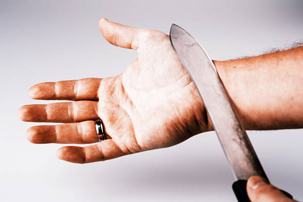 Suicide Wrist Cutting Stock Photos, Pictures & Royalty 