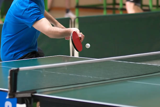 close up of a table tennis player  table tennis stock pictures, royalty-free photos & images