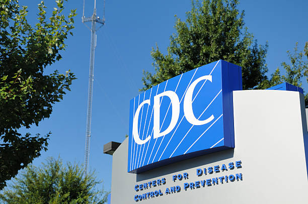 Close up of CDC sign stock photo