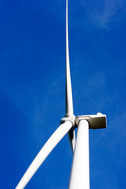 close up of windmill stock photo