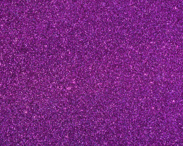 Close up purple glitter background stock photo