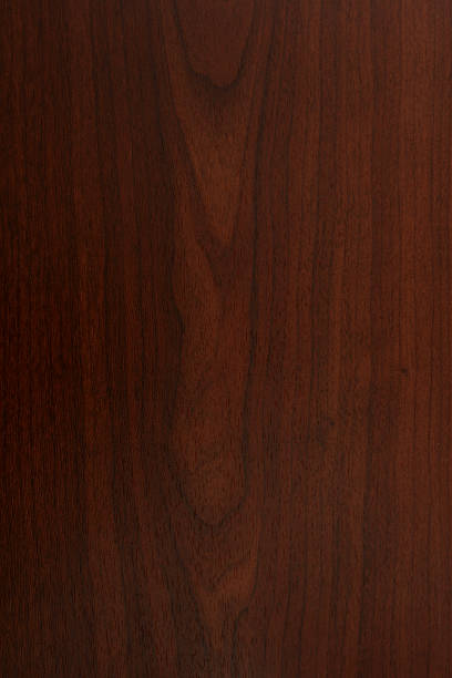 ダークチェリーウッドの粗目の質感 - wood texture ストックフォトと画像