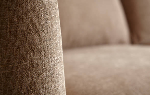 Close-up of sofa cushion stock photo