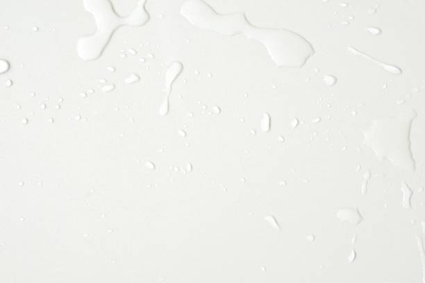 Closeup of water stains. stock photo