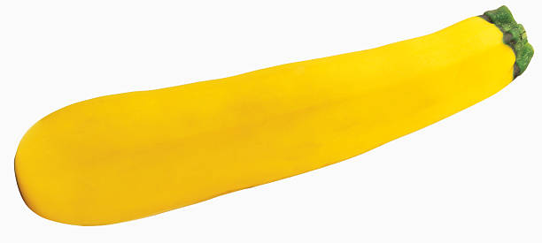 close-up of yellow zucchini stock photo