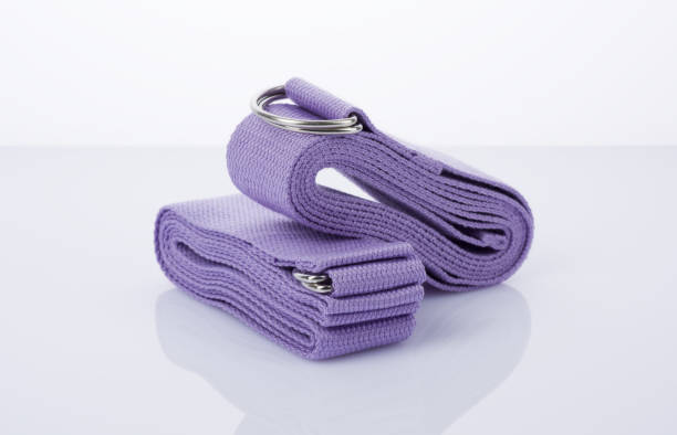 Close-up straps for yoga.