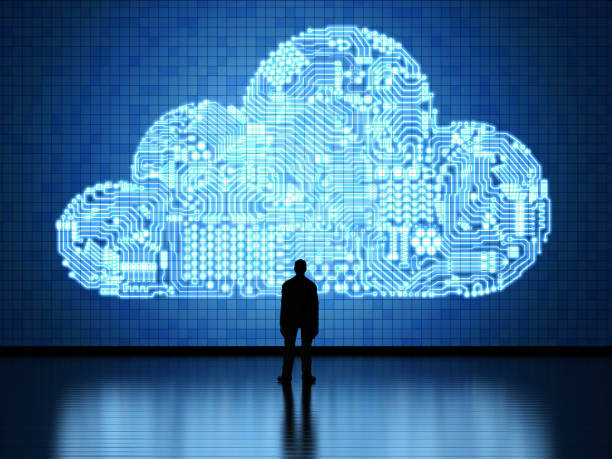 cloud-computing-technologie - cloud computing stock-fotos und bilder