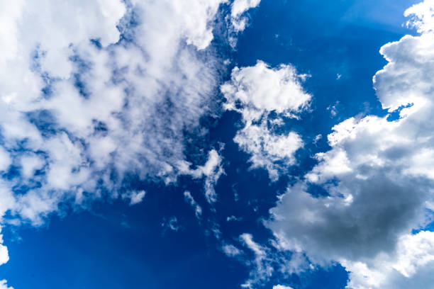 Cloud with blue sky stock photo