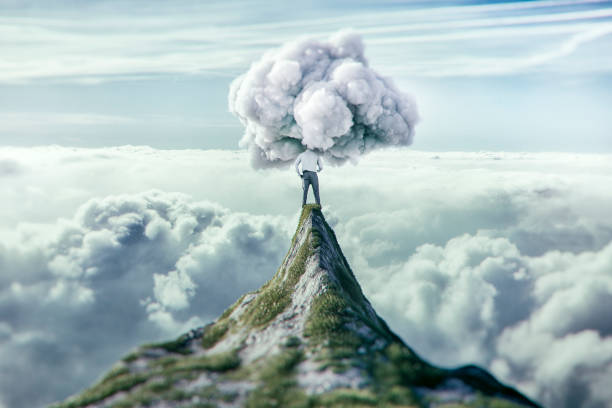 Clouded view at the top Clouded view at the top. arrogance stock pictures, royalty-free photos & images