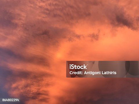 ᐈ Imagen De Nubes Atardecer En Miami Fotografia De Stock