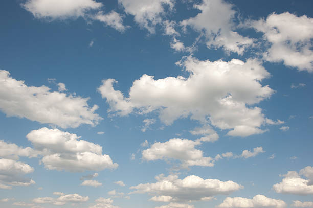 Clouds on blue sky stock photo
