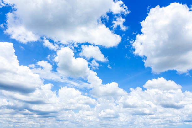 Cloudscape with Blue Sky stock photo