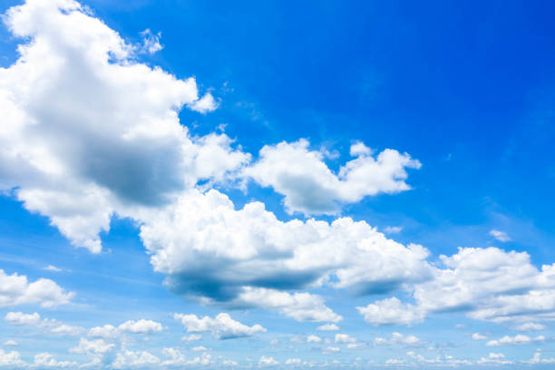 Cloudscape with Blue Sky stock photo
