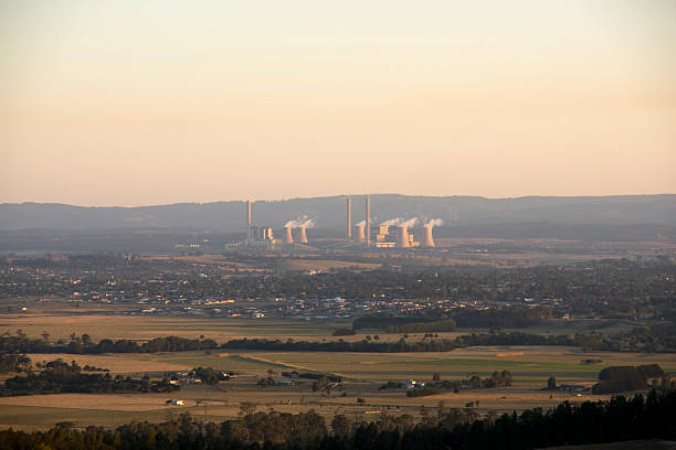 Coal Power Station in Australia stock photo