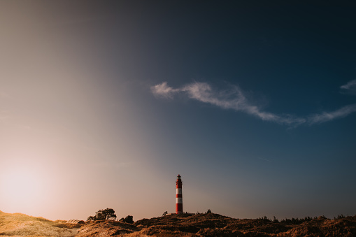 Coast Landscape with a lighthouse, Island of Amrum