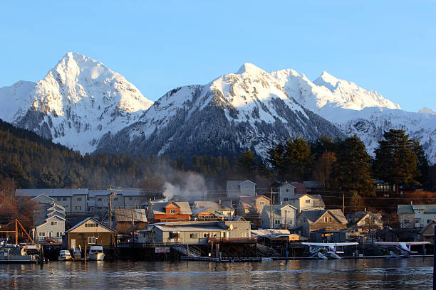 Coastal Alaska stock photo