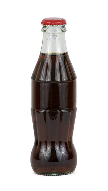 Coca-Cola Bottle - sealled, no label stock photo