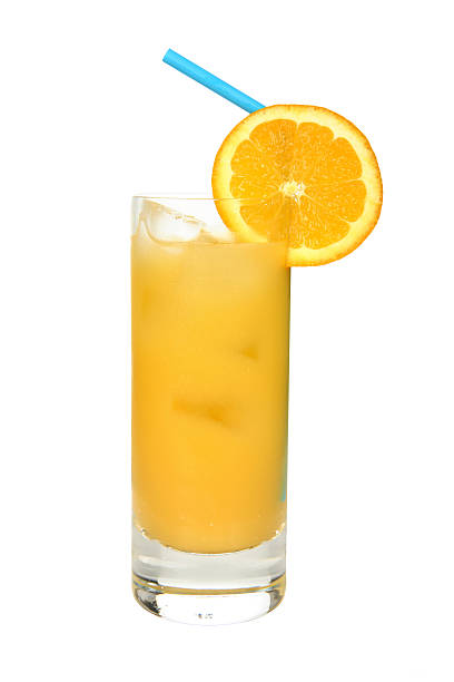 Cocktails on white: Screwdriver. A classic AM cocktail... the Screwdriver. screwdriver drink stock pictures, royalty-free photos & images