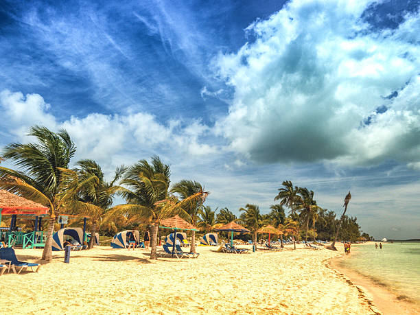 Coco Cay, Bahamas stock photo