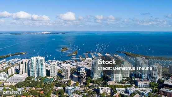 istock Coconut Grove Aerial, Miami, Florida 1254692943