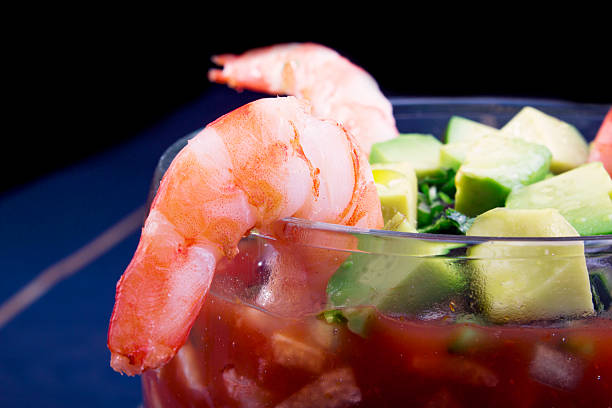 coctel de camaron stock photo