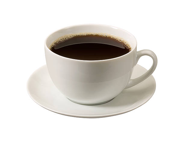 Coffee Cup with a clipping path stock photo