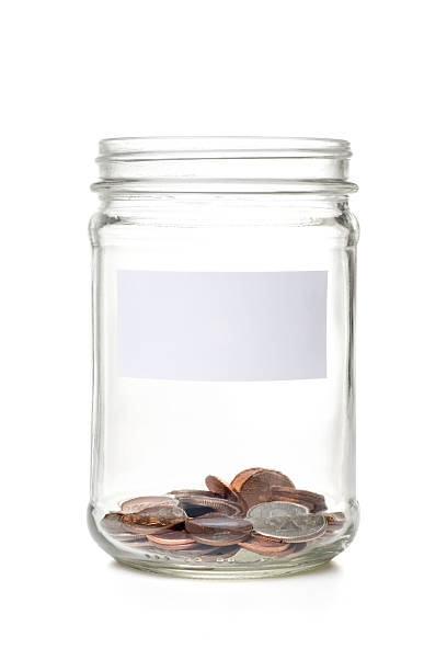 Coin Jar stock photo