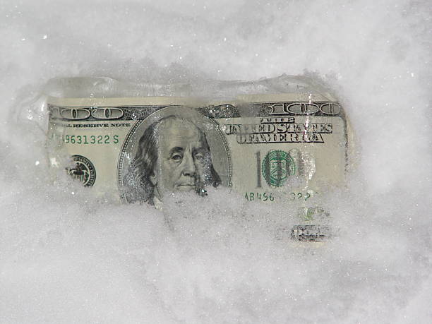 Cold Cash stock photo