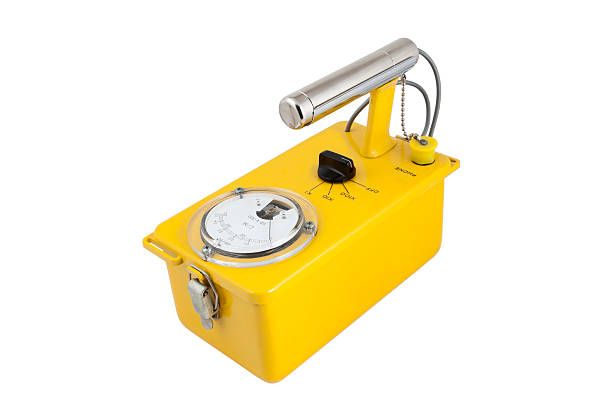 Cold War Geiger Counter stock photo