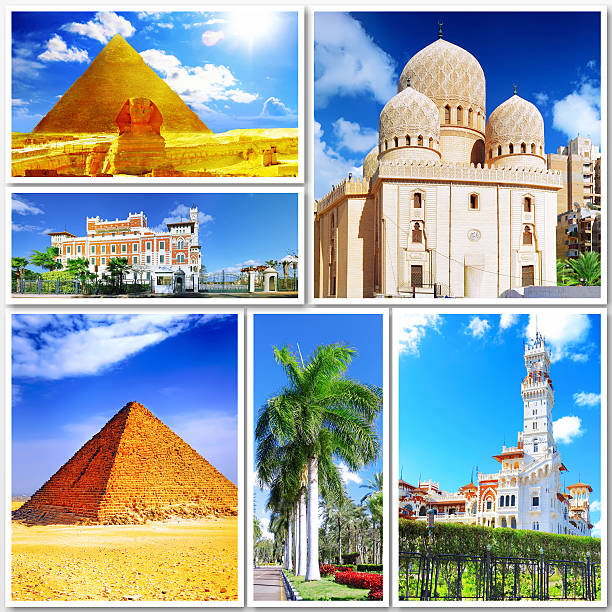 Collage of beautiful Egypt . AfricaCollage of beautiful Egypt . Africa