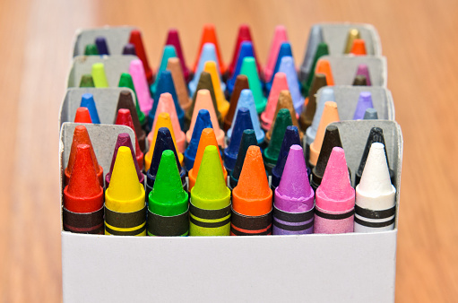 Download Collection Of Colorful Wax Crayons In Boxes Stock Photo Download Image Now Istock Yellowimages Mockups