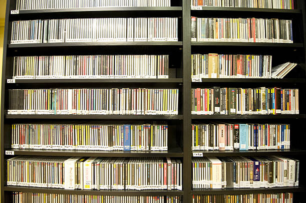 CD collection CD collection, collection, CD's, shelves, collecting dvd stock pictures, royalty-free photos & images