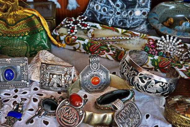 Collection. Souvenirs from the Orient.... stock photo