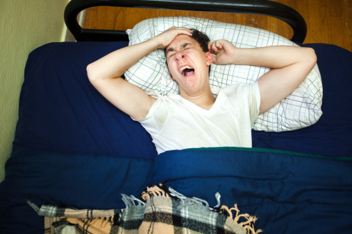 College Student Has Trouble Waking Up Early Stock Photo College Student Has Trouble Waking Up Early Stock Photo