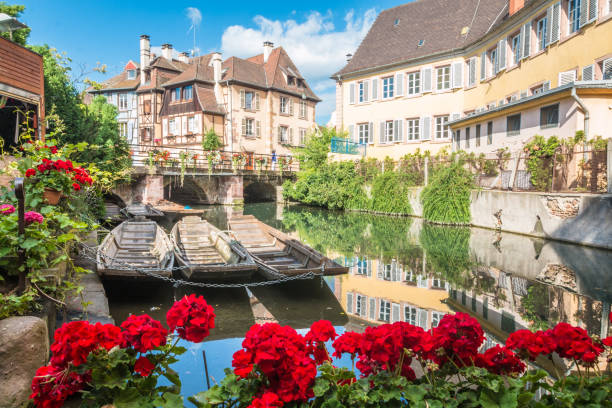 Colmar town in France Alsace France riquewihr stock pictures, royalty-free photos & images