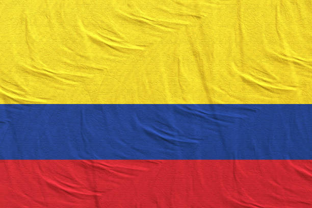 colombia vlag zwaaien - ramos stockfoto's en -beelden