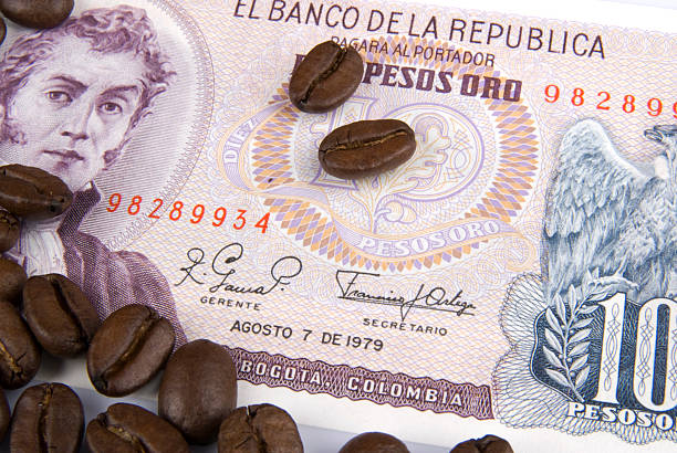 Colombian Pesos stock photo