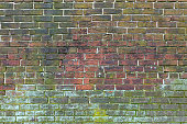 istock Colorful Brick Wall 1347523379